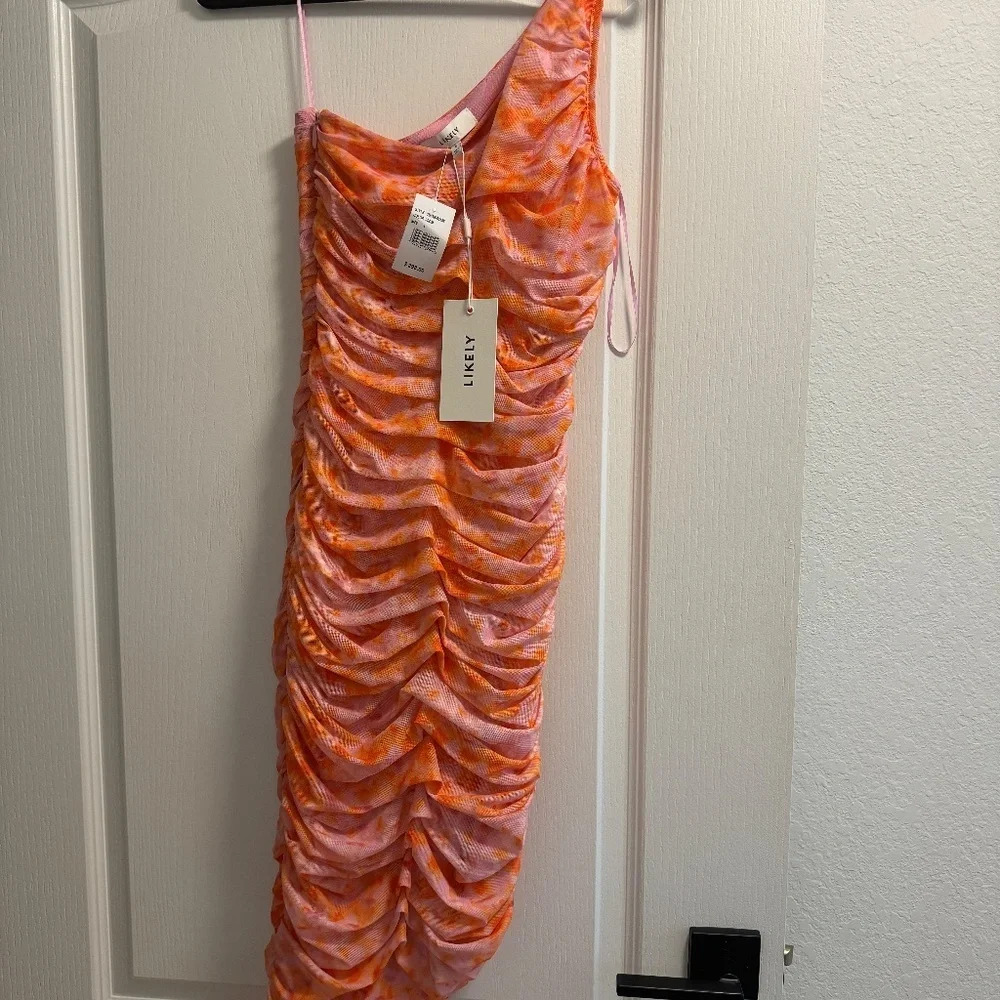 NWT Likely Women’s Lizzy Dress One Shoulder - Picture 5 of 5